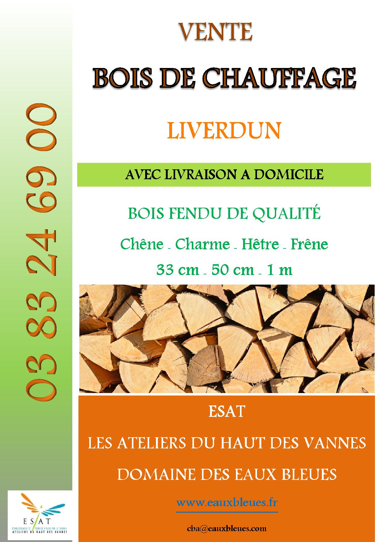 N'hésitez pas à nous contacter au 03 83 24 69 00 pour commander votre bois de chauffage